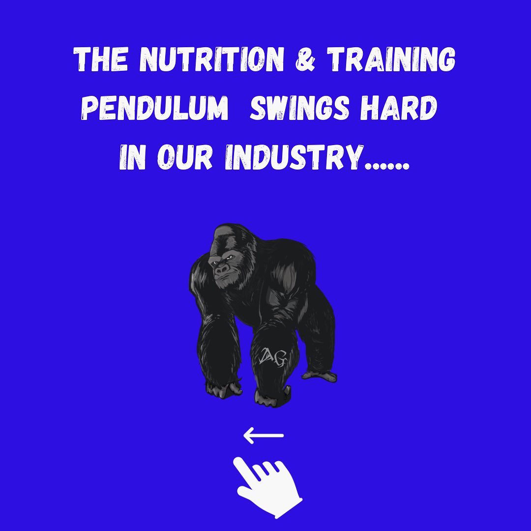 The Nutrition & Training Pendulum Throughout the Decades